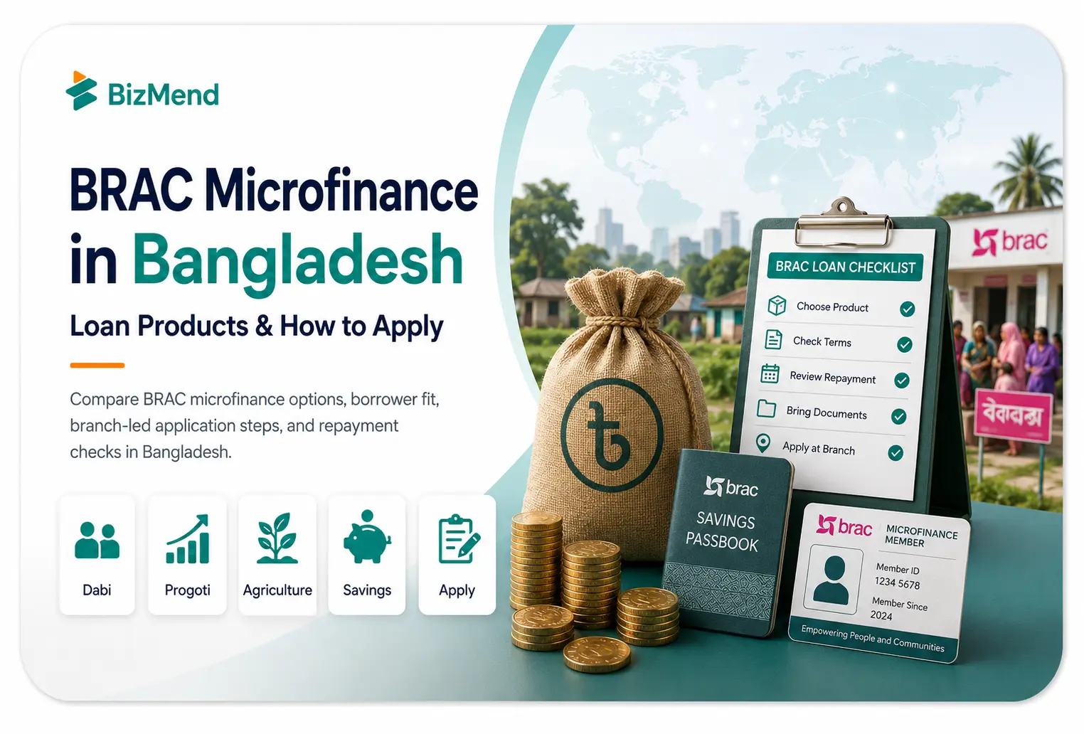 BRAC Microfinance in Bangladesh guide with loan products and application checklist