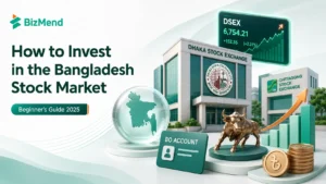 How to invest in the Bangladesh stock market with DSE, CSE, BO account, BSEC and DSEX chart