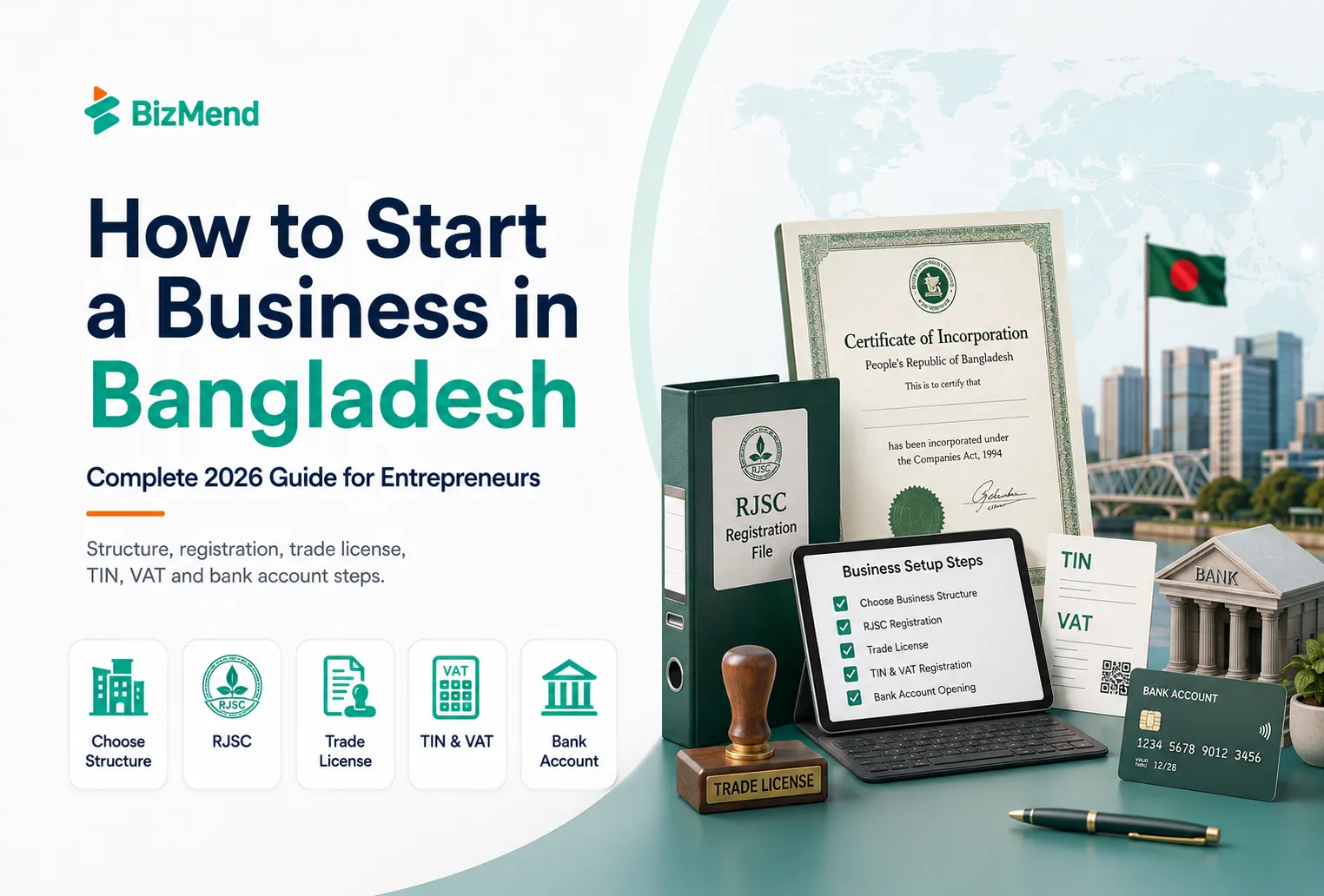 How to start a business in Bangladesh with registration steps and legal setup
