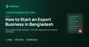 How to start an export business in Bangladesh — 2026 guide — Bizmend
