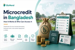 Microcredit in Bangladesh guide with loan access process and borrower checklist