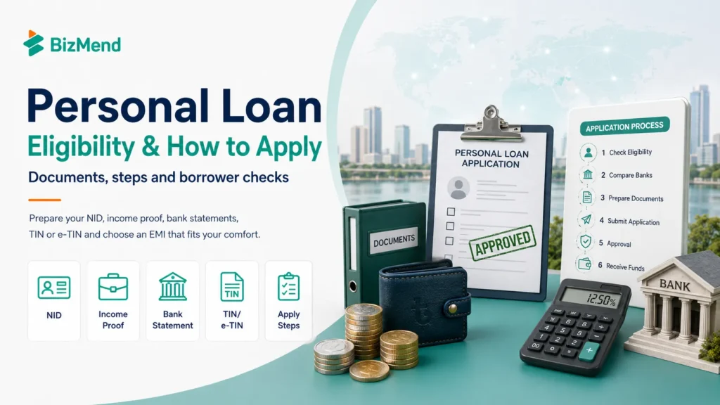Personal loan eligibility in Bangladesh with documents application steps and approval process