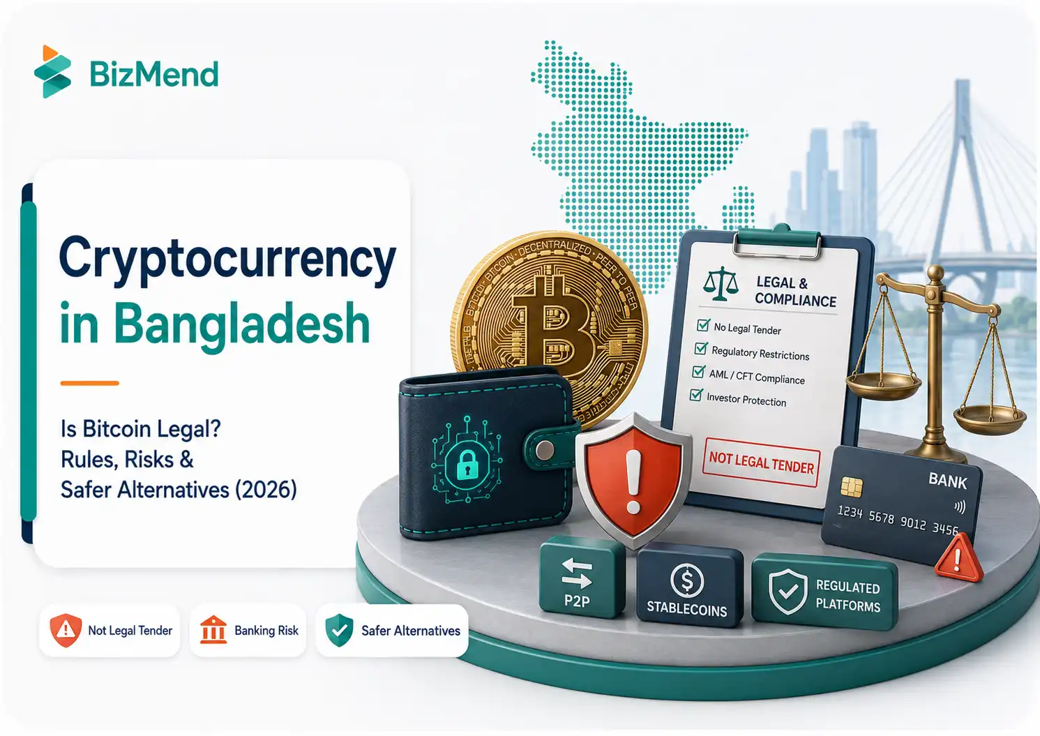 Cryptocurrency in Bangladesh legal risks and safer alternatives for Bitcoin users in 2026