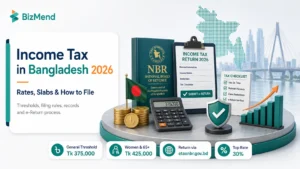 Income tax in Bangladesh 2026 with tax return filing, NBR records, tax thresholds and e-return process