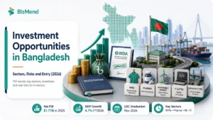 Investment opportunities in Bangladesh with top sectors, FDI growth, BIDA approval and 2026 investor outlook