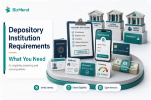 Depository institution requirements for opening a bank, savings association, or credit union account
