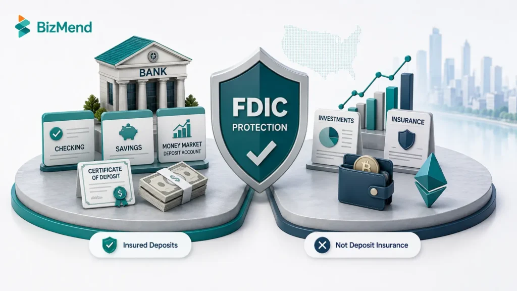 FDIC insured deposits compared with investments and other non-deposit financial products